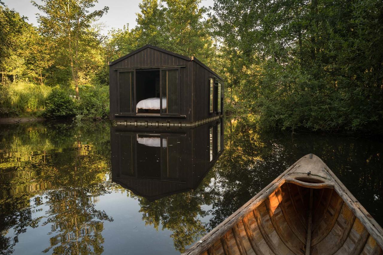 Ecolodge Le Bruit De L'Eau Saint-Quentin-en-Tourmont Exterior foto